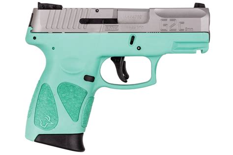 2” barrel and frame mounted manual safety. . Taurus g3c tiffany blue pistol 12 rd 9mm